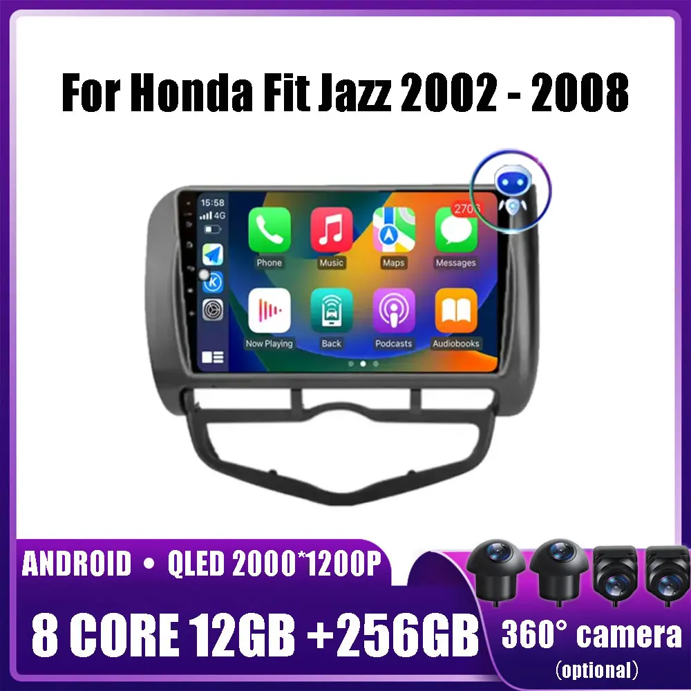 Android 14 для Honda Fit Jazz 2002 - 2008 автомобильный мультимедийный плеер головное устройство стерео GPS Навигация BT WIFI автомобильные аксессуары инструменты
Android 14 для Honda Fit Jazz 2002 - 2008 автомобильный мультимедийный плеер головное устройство стерео GPS Навигация BT WIFI автомобильные аксессуары инструменты