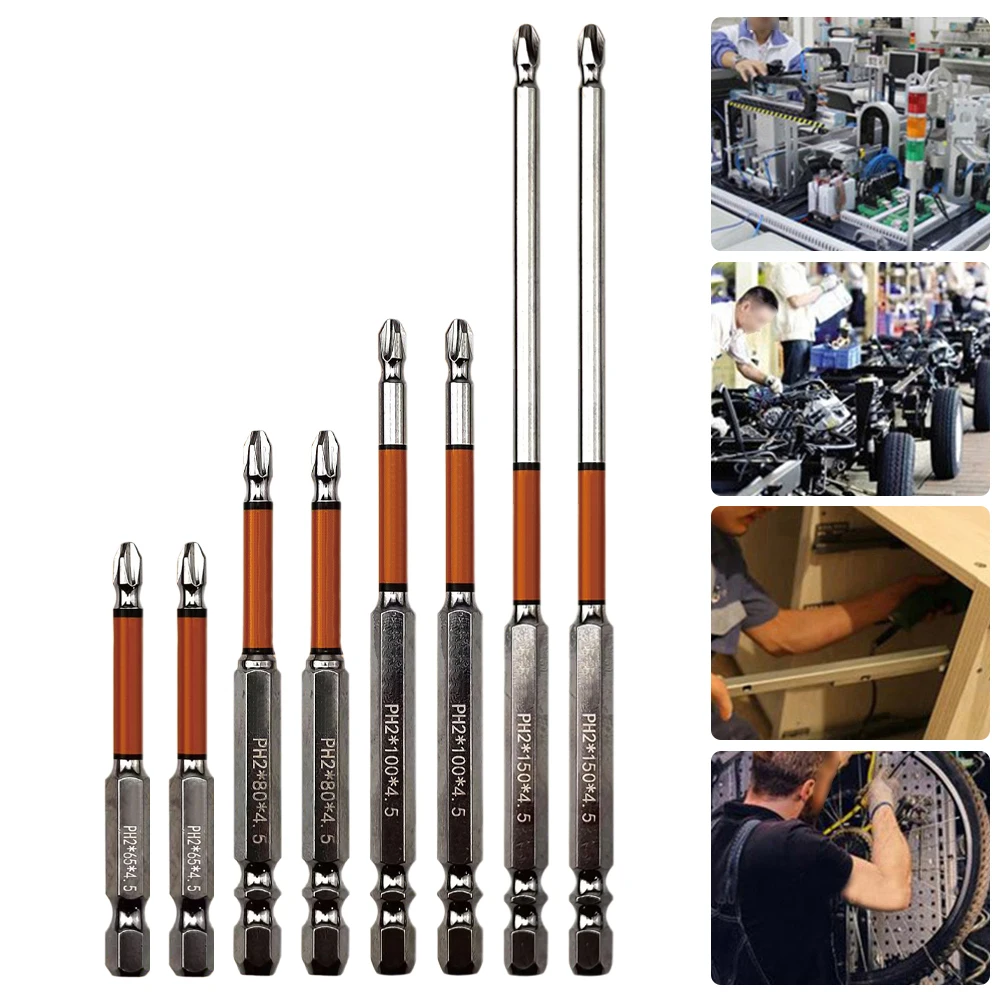 2pcs HRC62 Degree Magnetic Cross Screwdriver Bits PH2 Multipurpose Impact Drill Bits Alloy Steel 1/4''Hex Screwdriver Hand Tools
2pcs HRC62 Degree Magnetic Cross Screwdriver Bits PH2 Multipurpose Impact Drill Bits Alloy Steel 1/4''Hex Screwdriver Hand Tools
