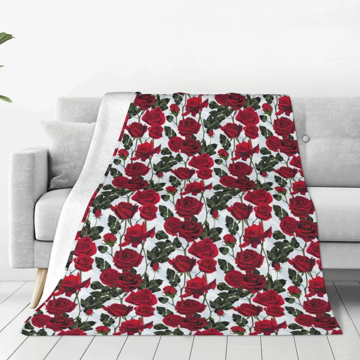 Flower Rose Blankets Fleece Decoration Portable Ultra-Soft Throw Blanket for Bed Bedroom Bedspread
Flower Rose Blankets Fleece Decoration Portable Ultra-Soft Throw Blanket for Bed Bedroom Bedspread