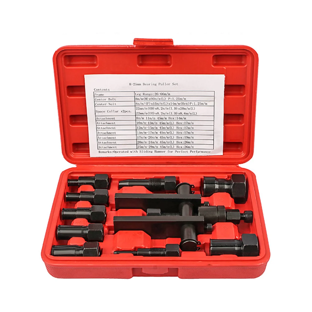 Motorcycle Internal Bearing Puller Kits Motorbikes Two-Jaw Bearing Repair Remover Tools With Box
Motorcycle Internal Bearing Puller Kits Motorbikes Two-Jaw Bearing Repair Remover Tools With Box