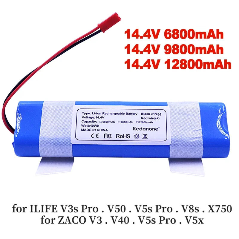 2023 New Echte 14,8 V 6800mah 18650 Lithium-Batterie Für ILIFE V3s Pro, V50, V5sPro, V8s, x750 Roboter-staubsauger Batterie
2023 New Echte 14,8 V 6800mah 18650 Lithium-Batterie Für ILIFE V3s Pro, V50, V5sPro, V8s, x750 Roboter-staubsauger Batterie