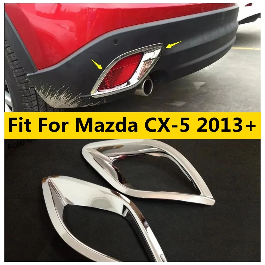 Exterior Accessories Chrome Rear Tail Fog Lights Lamps Decoration Cover Trim Fit For Mazda CX-5 2013 - 2016
Exterior Accessories Chrome Rear Tail Fog Lights Lamps Decoration Cover Trim Fit For Mazda CX-5 2013 - 2016