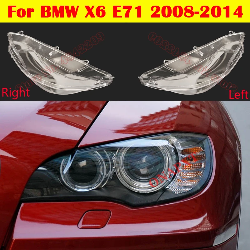 Авто абажур Чехол для BMW X6 E71 2008-2014 объектив Стекло лампа светильник xDrive 35i/40i/50i автомобиля спереди головной светильник крышка фары оболочки
Авто абажур Чехол для BMW X6 E71 2008-2014 объектив Стекло лампа светильник xDrive 35i/40i/50i автомобиля спереди головной светильник крышка фары оболочки