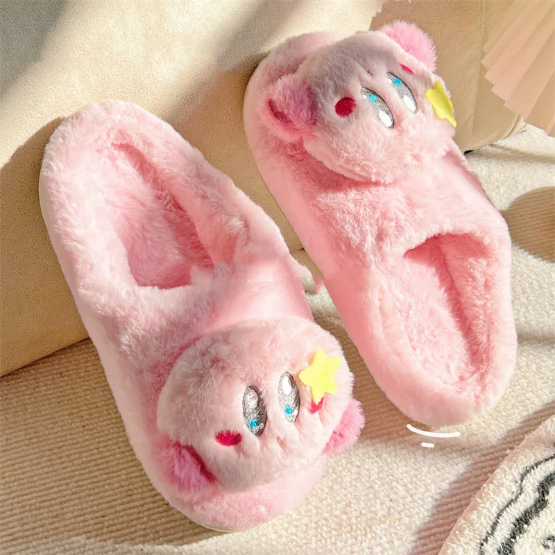 Kawaii Star of Kabi Plush Cotton Slippers Home Non-Slip Girls Warm Soft Winter Cartoon Plush Slippers Animation Accessories
Kawaii Star of Kabi Plush Cotton Slippers Home Non-Slip Girls Warm Soft Winter Cartoon Plush Slippers Animation Accessories