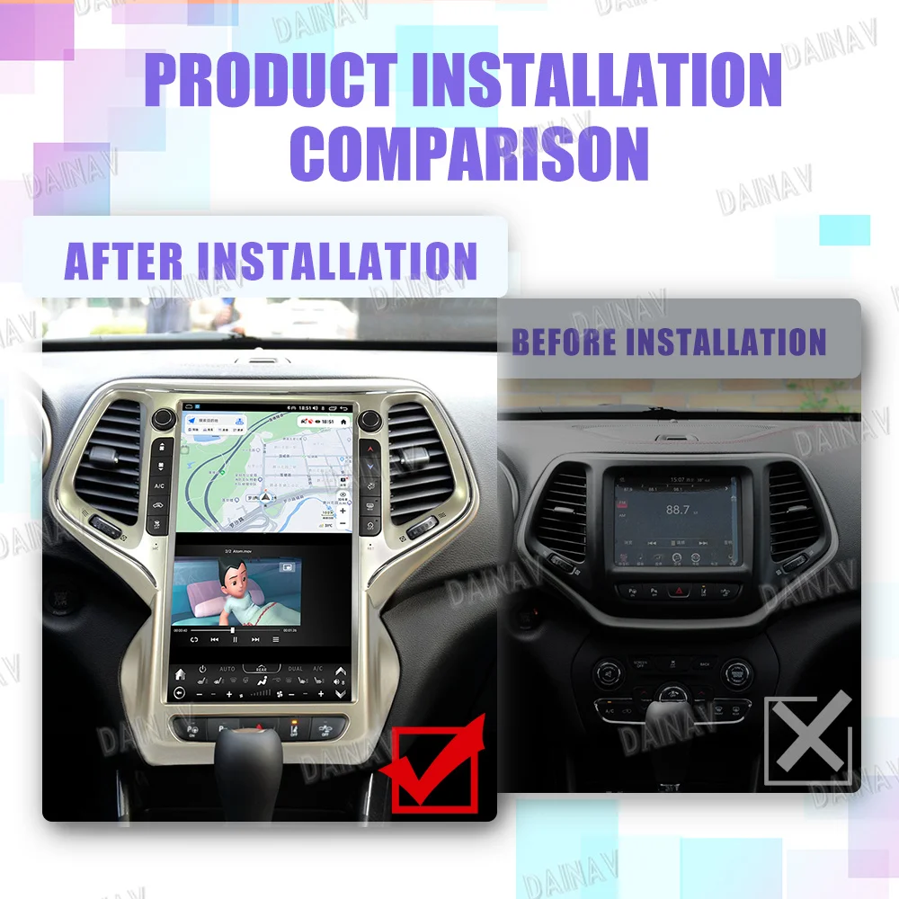 13.6 Inch Android12 For Jeep Grand Cherokee 2014 2015 2016 2017 - 2021 Car Radio Tesla Screen Car Video GPS Navigator Multimedia
13.6 Inch Android12 For Jeep Grand Cherokee 2014 2015 2016 2017 - 2021 Car Radio Tesla Screen Car Video GPS Navigator Multimedia