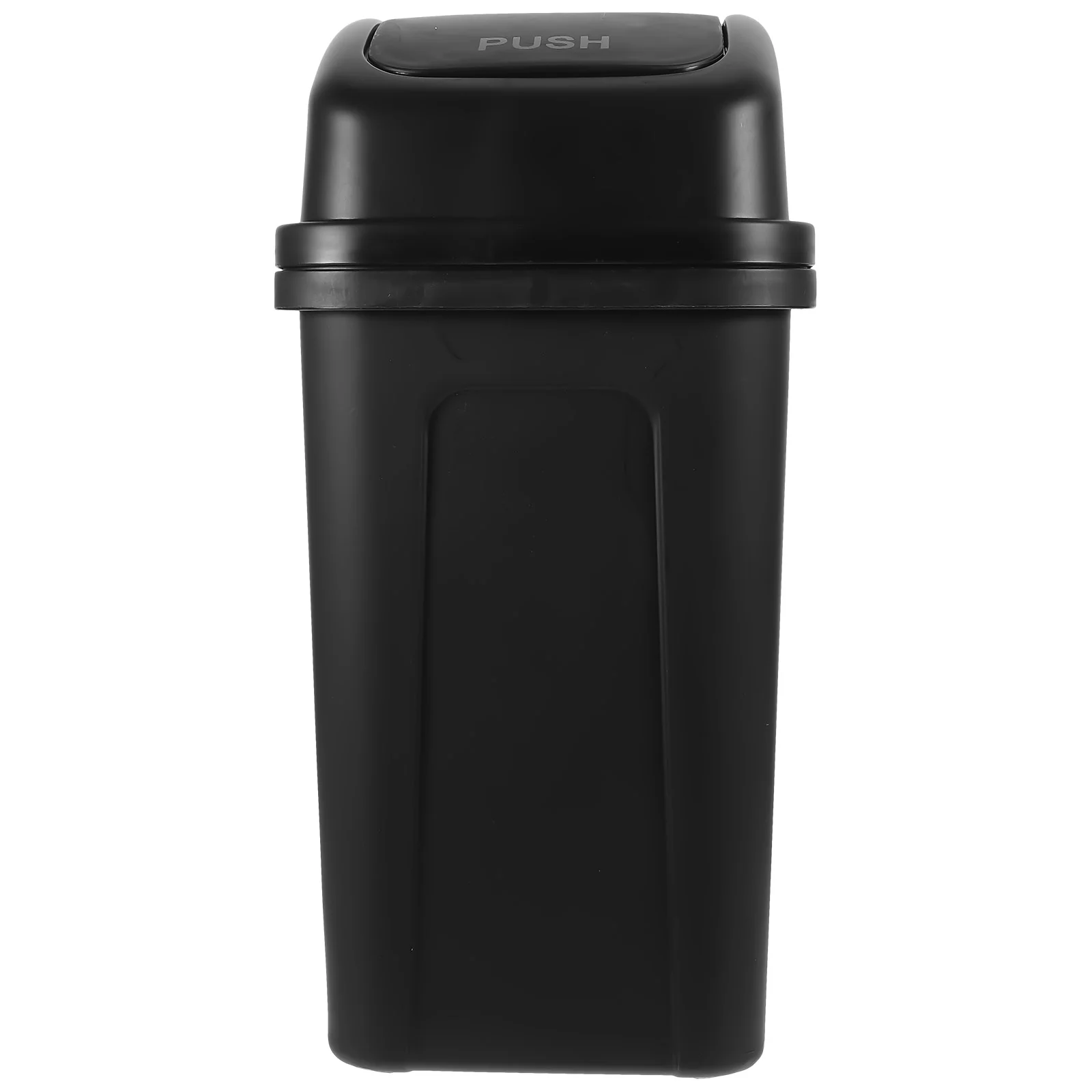 

Small Trash Can Lid 1.8 Gallon Thicken Plastic Garbage Can Slim Waste Bin Compact Rubbish Container Bucket Bathroom Kitchen