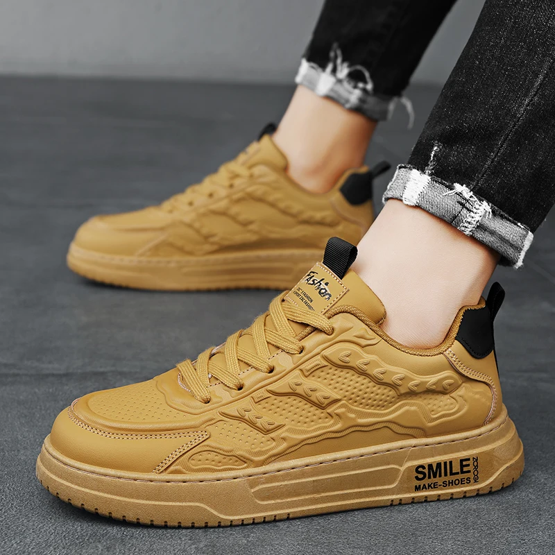 Hot Selling Men's Casual Sports Shoes 2024 Spring New Breathable Non-slip Men's Shoes Classic Lace-up Solid Color Trendy Shoes
Hot Selling Men's Casual Sports Shoes 2024 Spring New Breathable Non-slip Men's Shoes Classic Lace-up Solid Color Trendy Shoes
