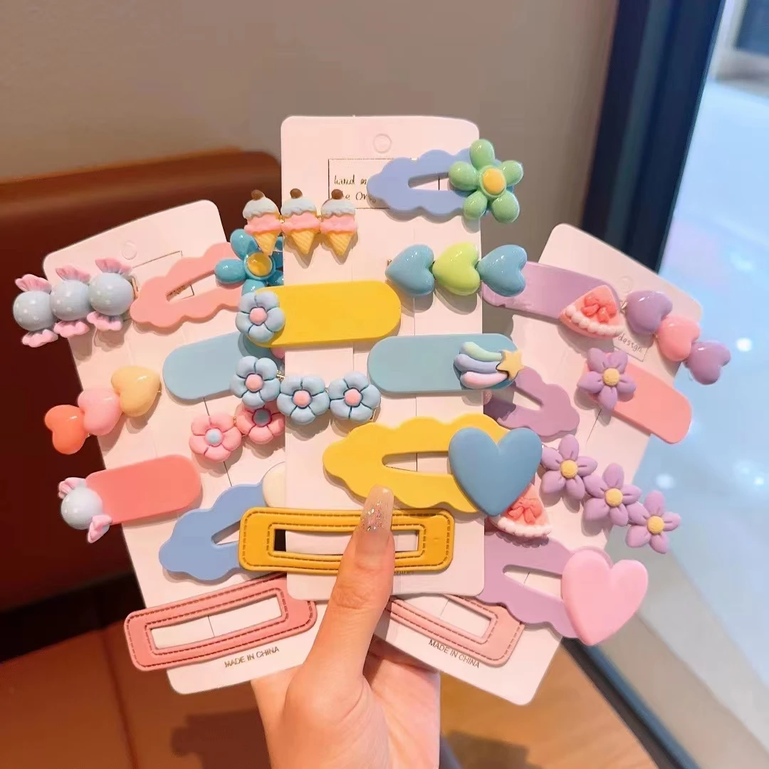 【8-Piece Set】Summer Macaron Color Children's Hairpins Sweet Cute Fruit Flower Hair Clips Little Girl Headdress Wholesale
【8-Piece Set】Summer Macaron Color Children's Hairpins Sweet Cute Fruit Flower Hair Clips Little Girl Headdress Wholesale