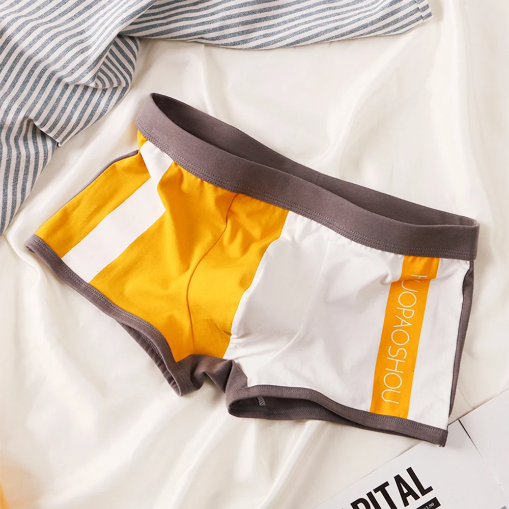 Men Fashion Contrasting Color Underwear Breathable Boxer Briefs Shorts U Convex Pouch Underpant Personality Small Fresh Lingerie
Men Fashion Contrasting Color Underwear Breathable Boxer Briefs Shorts U Convex Pouch Underpant Personality Small Fresh Lingerie