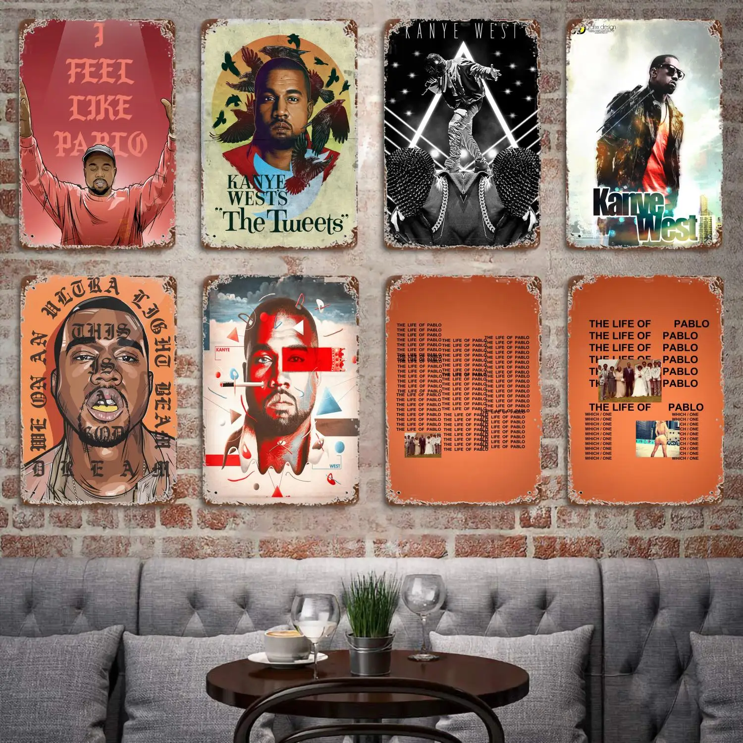 Kanye West The Life of Pablo Poster Vintage Tin Sign Metal Sign Decorative Plaque for Pub Bar Man Cave Club Wall Decoration
Kanye West The Life of Pablo Poster Vintage Tin Sign Metal Sign Decorative Plaque for Pub Bar Man Cave Club Wall Decoration