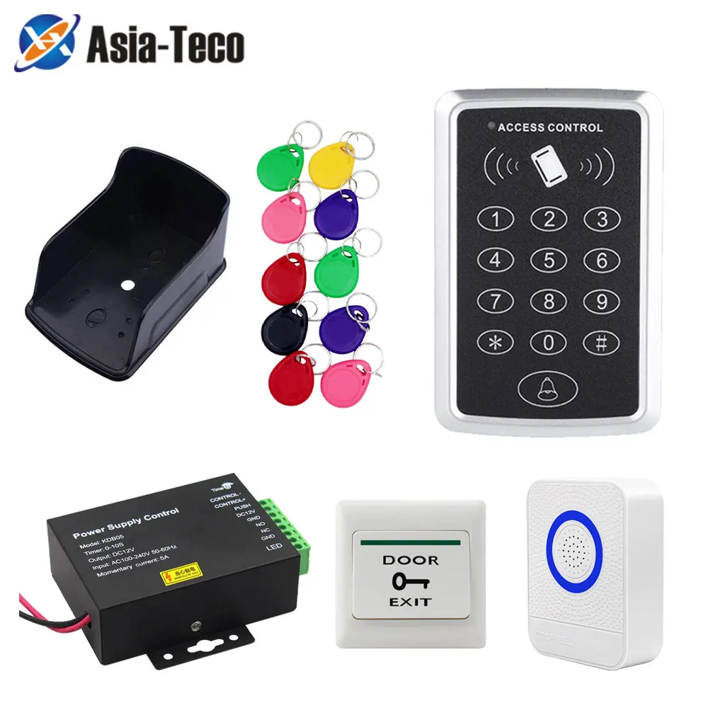 Door Access Control System Kit 125Khz RFID Keypad Access Controler Home 180KG Electric Magnetic Strike Lock Exit Switch Doorbell
Door Access Control System Kit 125Khz RFID Keypad Access Controler Home 180KG Electric Magnetic Strike Lock Exit Switch Doorbell