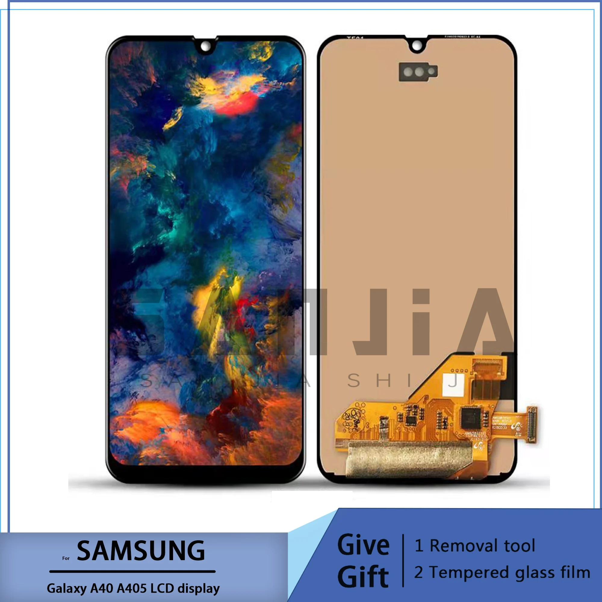 Tela em lcd para samsung a40, 2019, a405 lcd, digitalizador do toque, conjunto para samsung a405f, a405fn, a405fm, com a moldura
Tela em lcd para samsung a40, 2019, a405 lcd, digitalizador do toque, conjunto para samsung a405f, a405fn, a405fm, com a moldura