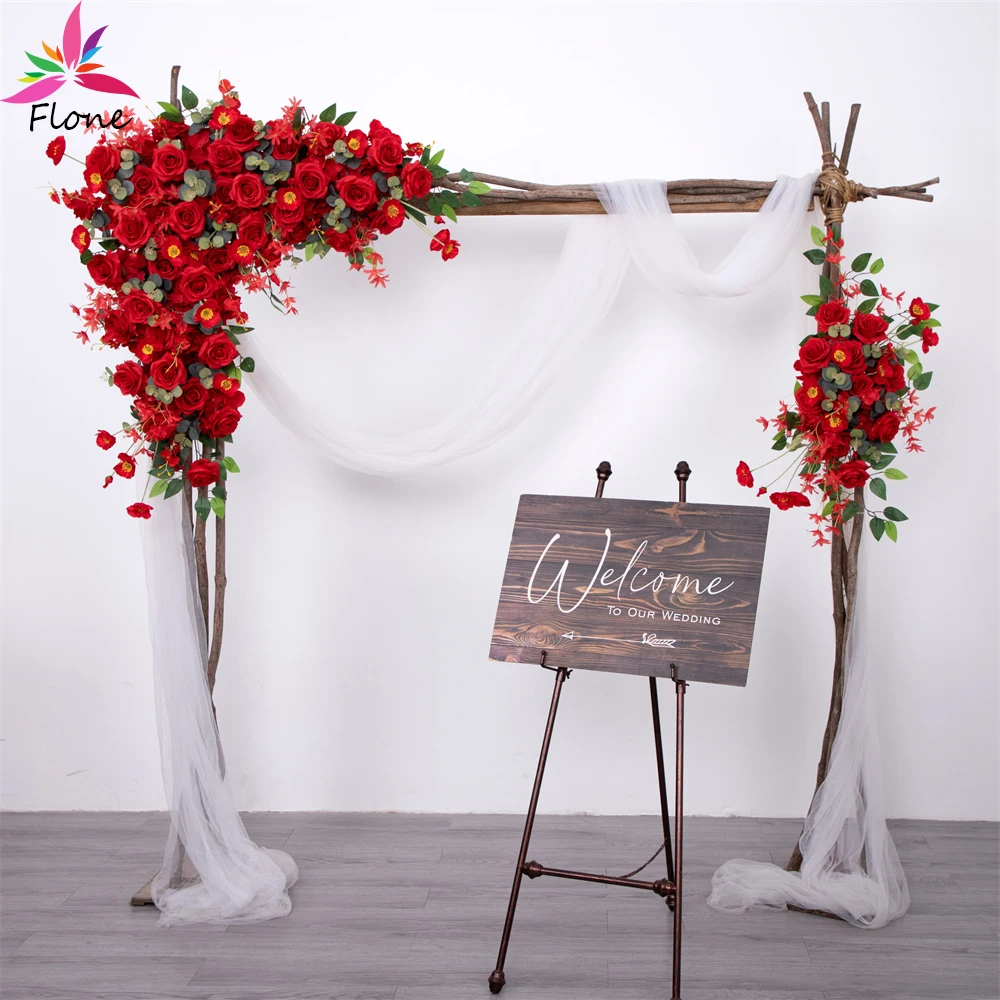 1x0.9m Red Rose Green Leaf Triangular Flower Arrangement Wedding Backdrop Deco Artificial Floral Row Party Table Window Display
1x0.9m Red Rose Green Leaf Triangular Flower Arrangement Wedding Backdrop Deco Artificial Floral Row Party Table Window Display