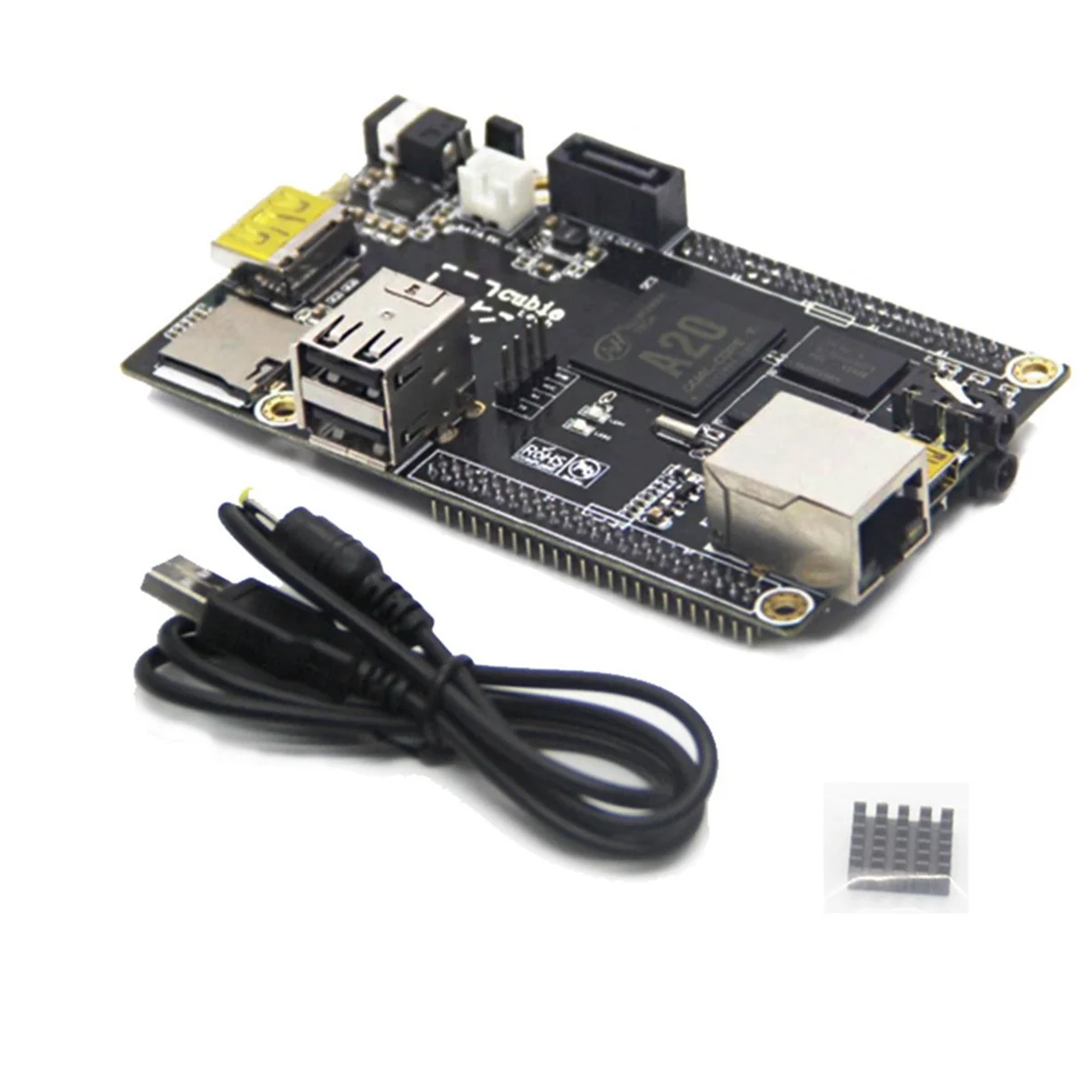 

Cubieboard2 Development Board 1GB DDR3 8G EMMC ARM Cortex-A7 Dual-Core Allwinner A20 Core Board Supports Android Linux