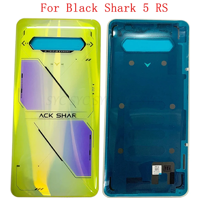 

Original Battery Cover Rear Door Case Housing For Xiaomi Black Shark 5 RS Back Cover with Logo Repair Parts