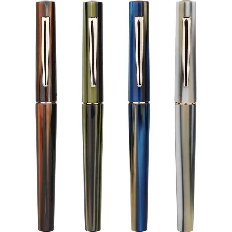 

MAJOHN N3 Acrylic Fountain Pen Beautiful Stripes Iridium EF/F Nib 0.38/0.5mm Fashion Excellent Office Writing Ink Pen Gift