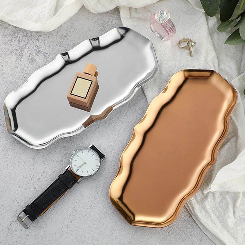 Stainless Steel Storage Tray For Fruit Jewelry Display Plate Kitchen Vanity Organizer Tools Metal Toilet Storage Rack
Stainless Steel Storage Tray For Fruit Jewelry Display Plate Kitchen Vanity Organizer Tools Metal Toilet Storage Rack