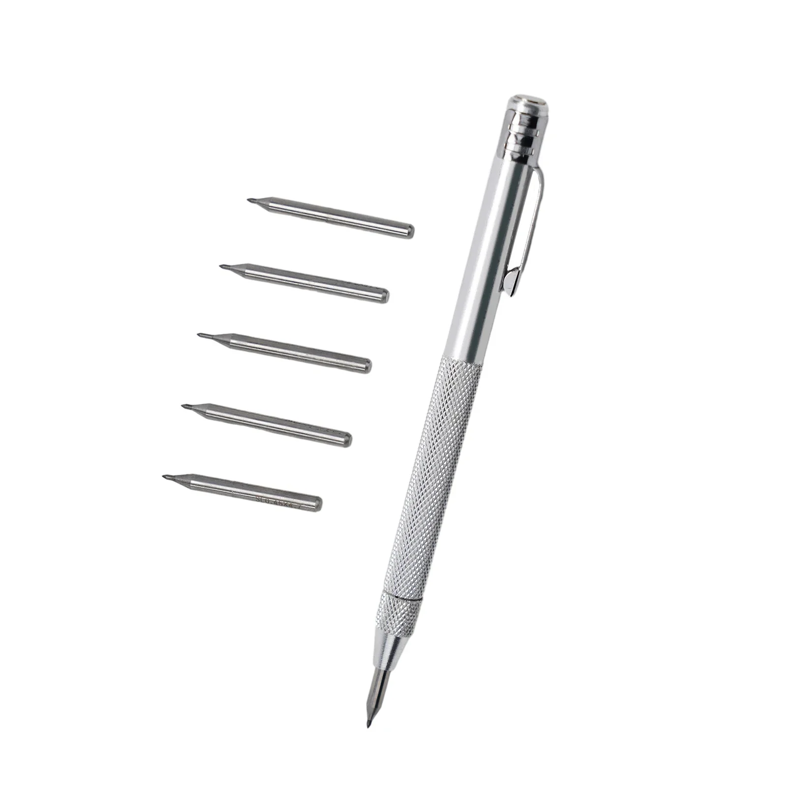 Woodworking Tools Tungsten Carbide Tip Scriber Engraving Pen Marking Tip For Glass Ceramic Metal Stainless Steel With Clip 6PCS 
Woodworking Tools Tungsten Carbide Tip Scriber Engraving Pen Marking Tip For Glass Ceramic Metal Stainless Steel With Clip 6PCS