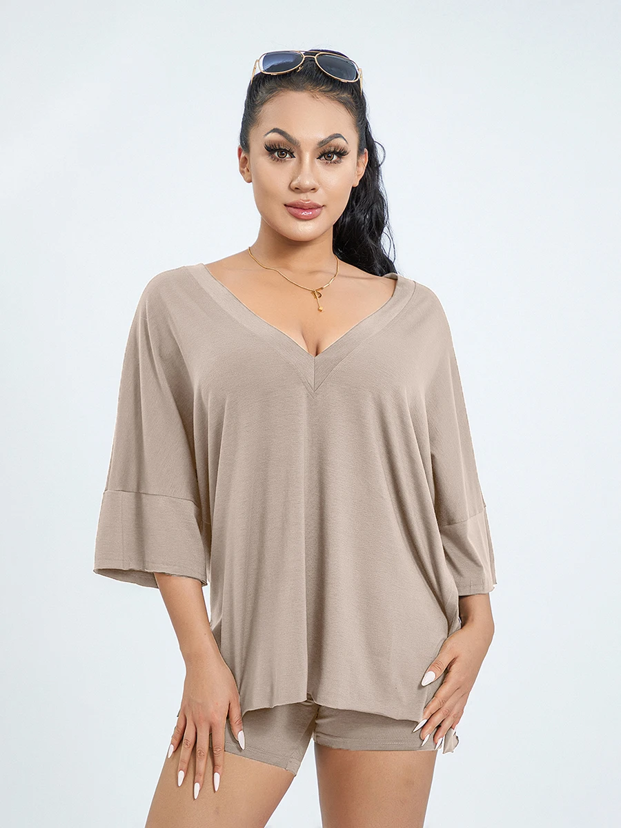 Women Oversized Sets Two Piece Outfits Short Sleeve Blouse Top High Waist Shorts Set Y2K Tracksuit
Women Oversized Sets Two Piece Outfits Short Sleeve Blouse Top High Waist Shorts Set Y2K Tracksuit
