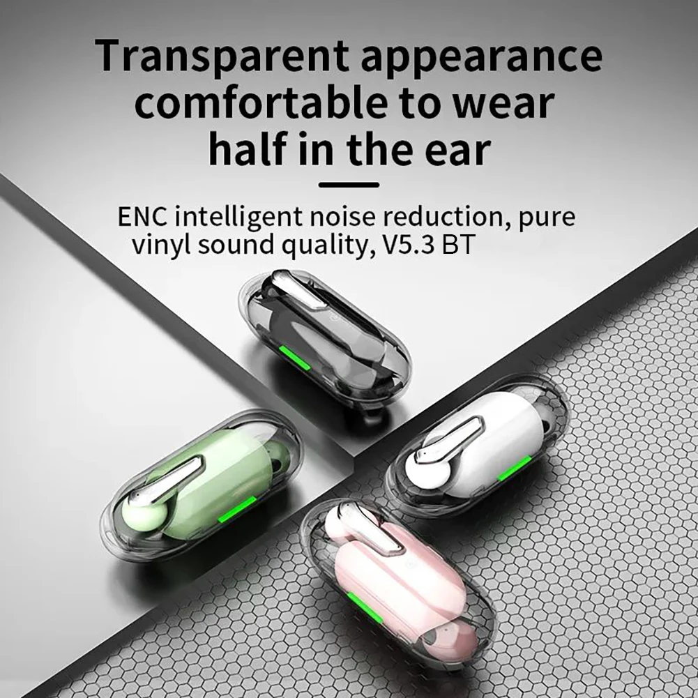 Wireless Earbuds In-Ear Earbuds With Built-in Microphone Noise Canceling Headset For Smart Phone Computer Laptop
Wireless Earbuds In-Ear Earbuds With Built-in Microphone Noise Canceling Headset For Smart Phone Computer Laptop