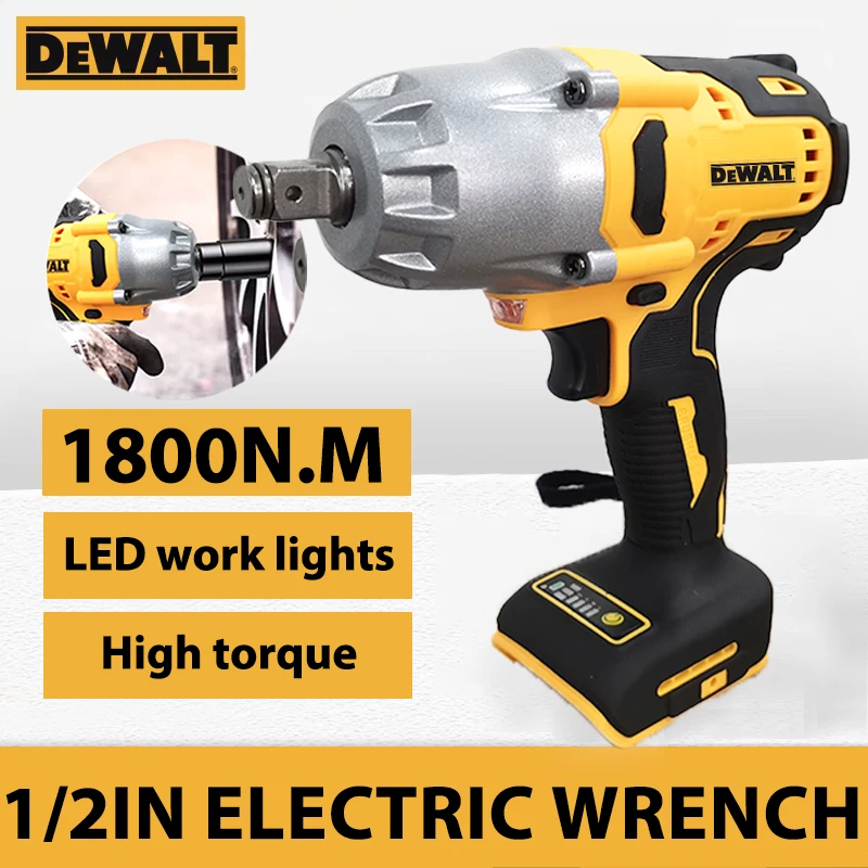 DEWALT 1/2in High Torque Electric Wrench Brushless Cordless Impact Wrench Decoration Team Power Tools For Dewalt 20V Battery
DEWALT 1/2in High Torque Electric Wrench Brushless Cordless Impact Wrench Decoration Team Power Tools For Dewalt 20V Battery