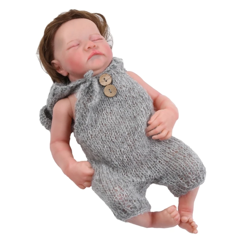 Realistic Reborns Newborn Baby 18Inch Sleeping Infant Silicone Body Boy Girl Baby No Clothes and Accessory Gift Set Y55B
Realistic Reborns Newborn Baby 18Inch Sleeping Infant Silicone Body Boy Girl Baby No Clothes and Accessory Gift Set Y55B