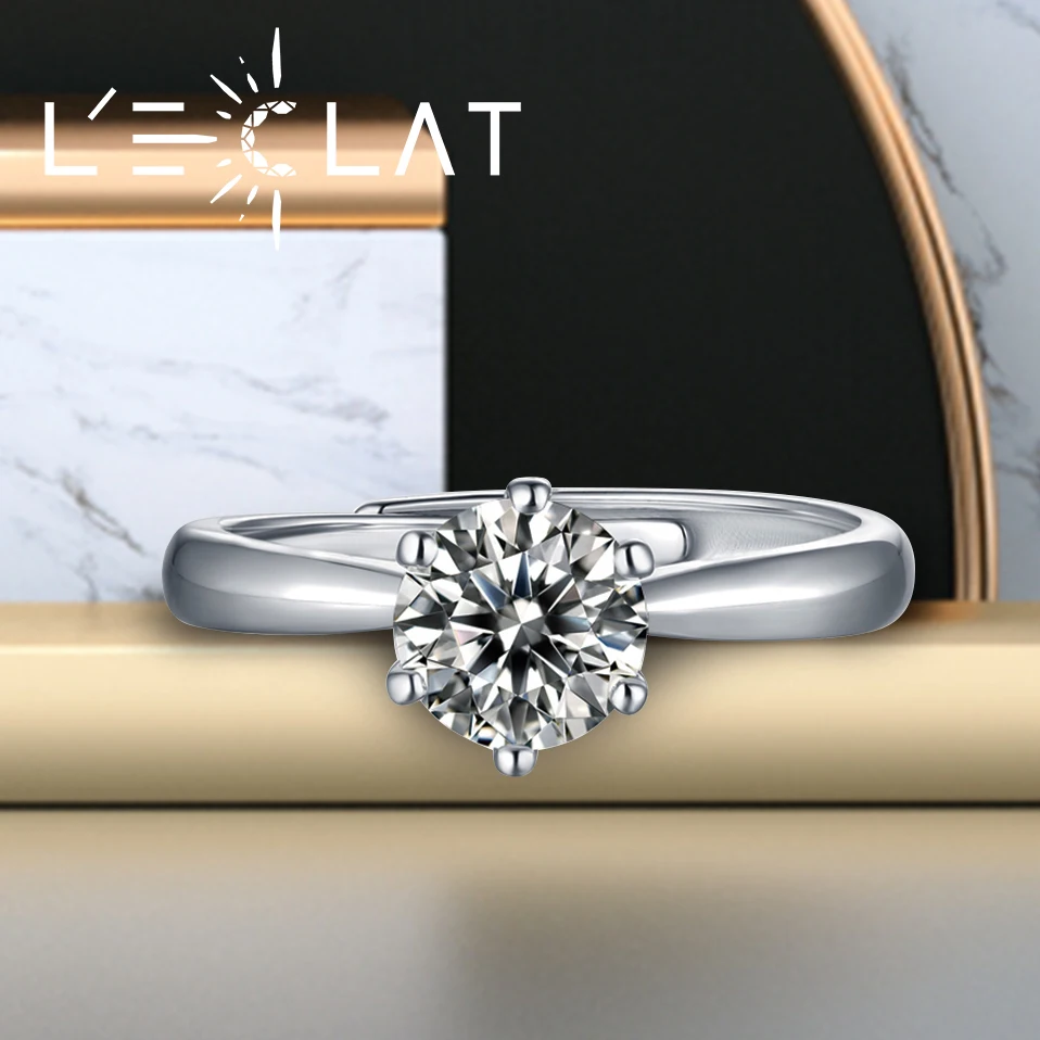 LECLAT 3-10CT Moissanite Ring VVS1 Lab Diamond Solitaire Ring for Women 925 Silver Rings Original Certified Wedding Band Jewelry 
LECLAT 3-10CT Moissanite Ring VVS1 Lab Diamond Solitaire Ring for Women 925 Silver Rings Original Certified Wedding Band Jewelry