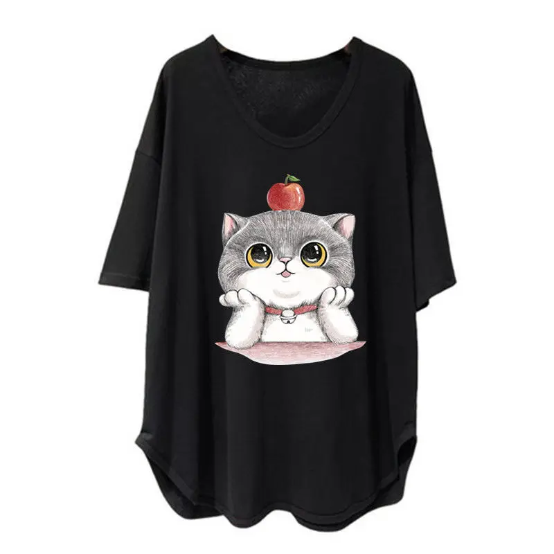 Plus Size 5XL 150kg Summer Women Tees O Neck Short Sleeve Printed Sweet T shirt Big Size Women Tops
Plus Size 5XL 150kg Summer Women Tees O Neck Short Sleeve Printed Sweet T shirt Big Size Women Tops