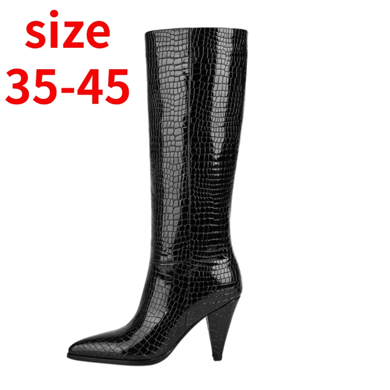 2023 Chunky Heel Western Boots Suede Leather Cowboy knee High Boots Pointy Retro Female Botas Mujer Handmade Ladies Casual Shoes
2023 Chunky Heel Western Boots Suede Leather Cowboy knee High Boots Pointy Retro Female Botas Mujer Handmade Ladies Casual Shoes