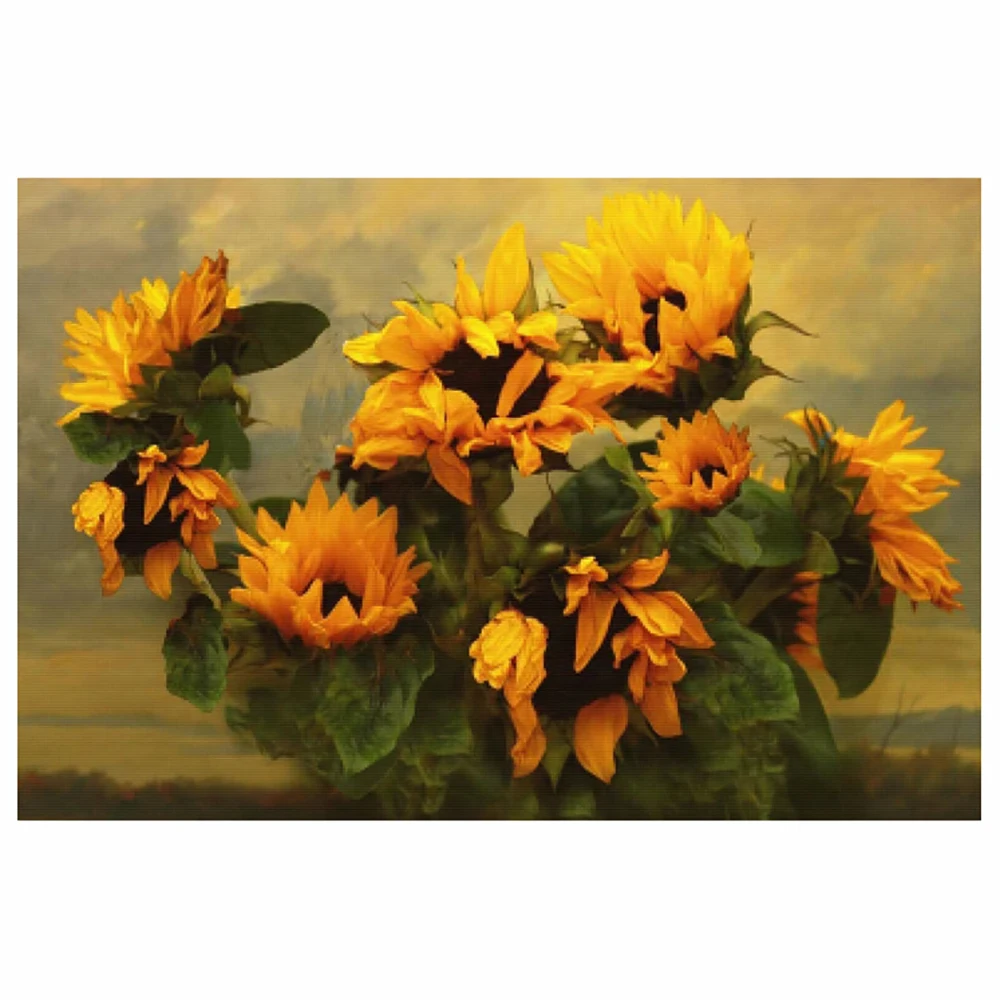 DIY 5D diamond painting sunflower cross stitch set full diamond embroidery mosaic landscape decorative painting gift
DIY 5D diamond painting sunflower cross stitch set full diamond embroidery mosaic landscape decorative painting gift