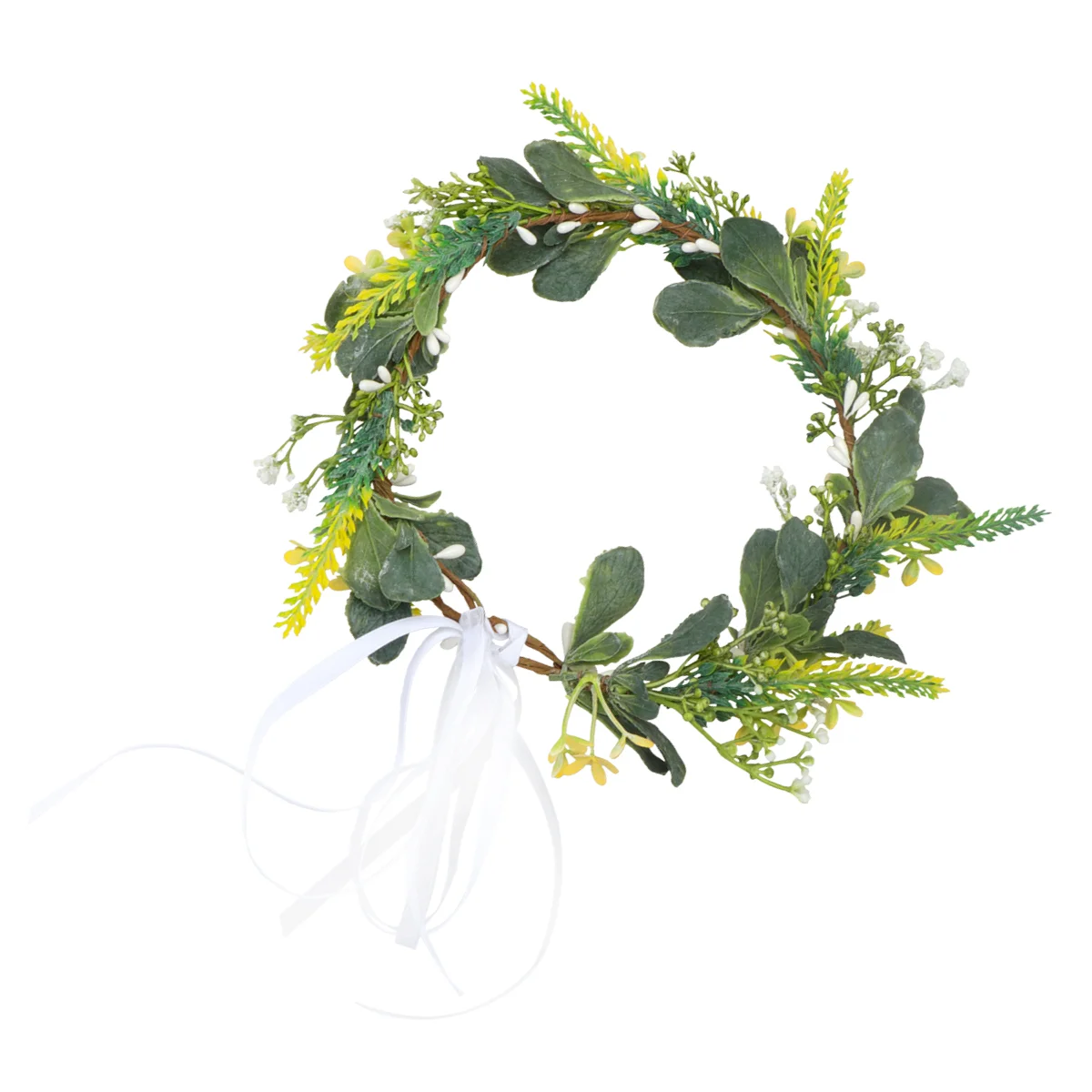 

Flower Garland Floral Wreath Bridal Headband Headpiece The Flowers Crown Bridesmaid