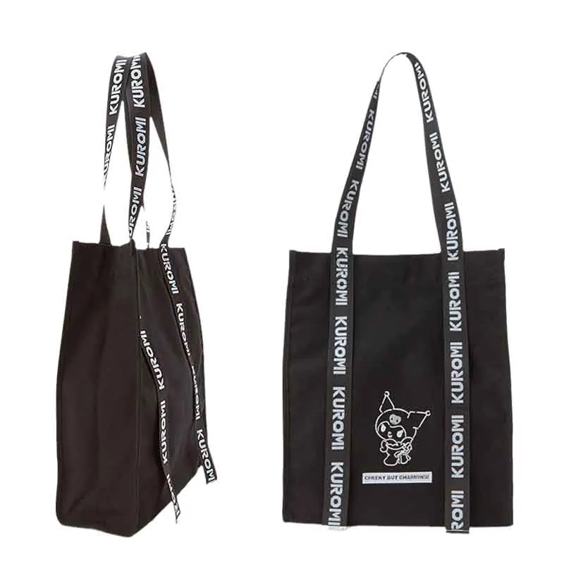 Sanrioed Original Kuromi Canvas Handbag Cartoon Anime Figure Student Schoolbag Girlish Style Large Capacity Storage Shoulder Bag
Sanrioed Original Kuromi Canvas Handbag Cartoon Anime Figure Student Schoolbag Girlish Style Large Capacity Storage Shoulder Bag