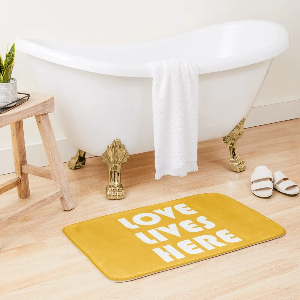 Love Lives Here Bath Mat Bathroom Deco Water Absorbent Carpet In The Bathroom Mat
Love Lives Here Bath Mat Bathroom Deco Water Absorbent Carpet In The Bathroom Mat