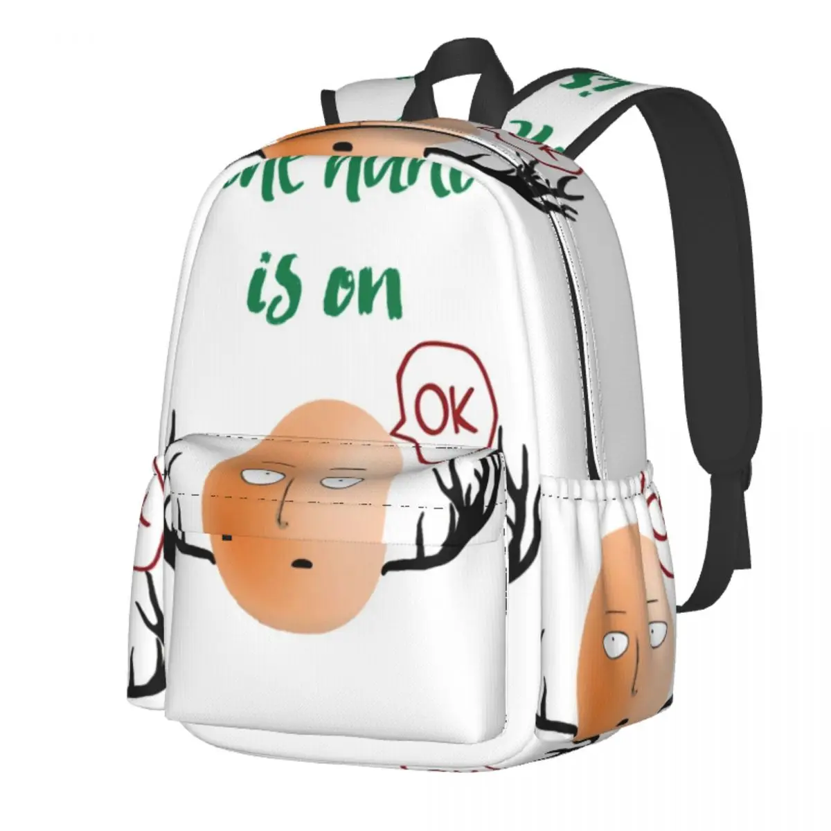 

Easter Egg Hunt Is On Backpack One Punch Man University Backpacks Student Unisex Pretty School Bags High Quality Soft Rucksack
