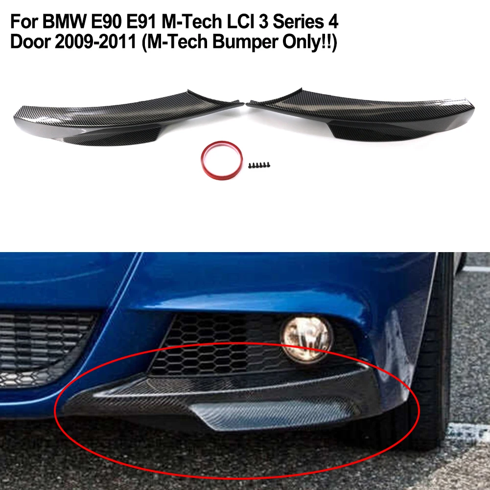 2pcs Front Bumper Side Splitter Spoiler Lip Covers For BMW E90/E91 M-Tech LCI 3 Series 4 Door 2009-2011 (M-Tech Bumper Only!!)
2pcs Front Bumper Side Splitter Spoiler Lip Covers For BMW E90/E91 M-Tech LCI 3 Series 4 Door 2009-2011 (M-Tech Bumper Only!!)