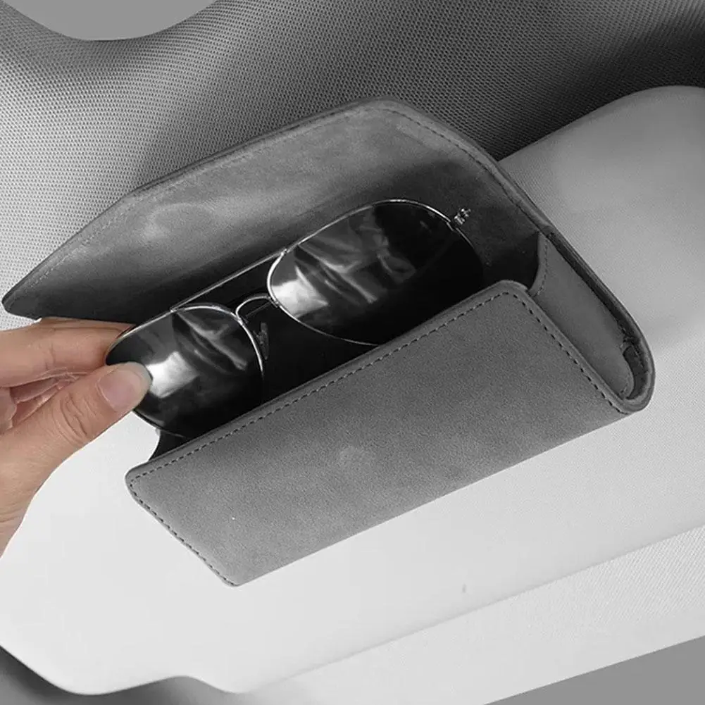 Universal Car Glasses Case Auto Sun Visor Holder Sunglasses Storage Box Clip Card Ticket Holder Leather Interior Accessories
Universal Car Glasses Case Auto Sun Visor Holder Sunglasses Storage Box Clip Card Ticket Holder Leather Interior Accessories