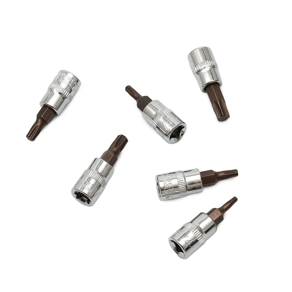 Professional Grade Hex Torx Screwdriver Bit Set, 6pcs T10 T15 T20 T25 T30 T40, Ideal for HVAC and Plumbing Work
Professional Grade Hex Torx Screwdriver Bit Set, 6pcs T10 T15 T20 T25 T30 T40, Ideal for HVAC and Plumbing Work