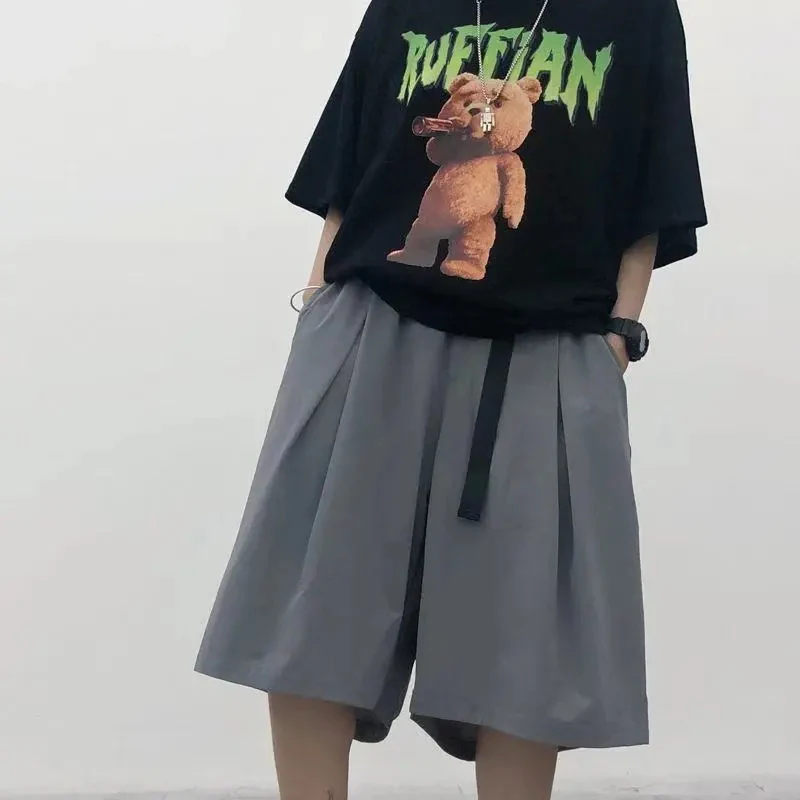 Zoki Harajuku Oversize Loose Cargo Shorts Women Summer Bf Japanese Casual Knee Length Short Pants Hippie Punk Wide Leg Trousers
Zoki Harajuku Oversize Loose Cargo Shorts Women Summer Bf Japanese Casual Knee Length Short Pants Hippie Punk Wide Leg Trousers
