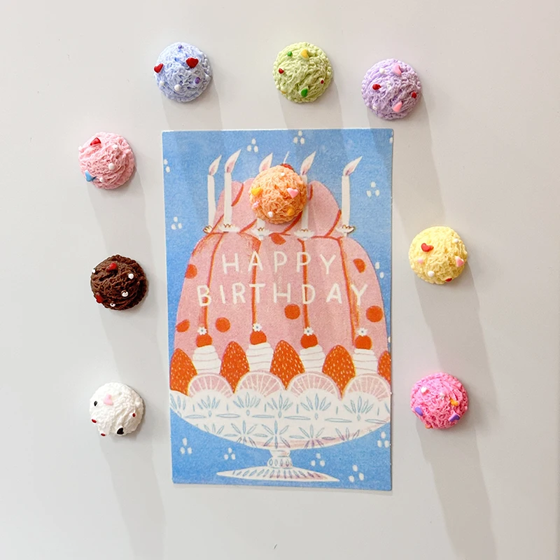 Simulation Ice Cream Ball Refrigerator Magnet Set Photo Wall Magnetic Decorate Kawaii Fake Food Stickers Miniature Dessert Decor
Simulation Ice Cream Ball Refrigerator Magnet Set Photo Wall Magnetic Decorate Kawaii Fake Food Stickers Miniature Dessert Decor