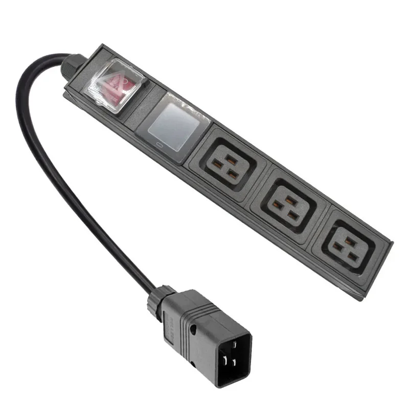 PDU Power Strip C19 output 3AC socket Double break switch 16A 3500W With current display meter C13/C20/UK/US/AU/Israel/EU PLUG
PDU Power Strip C19 output 3AC socket Double break switch 16A 3500W With current display meter C13/C20/UK/US/AU/Israel/EU PLUG
