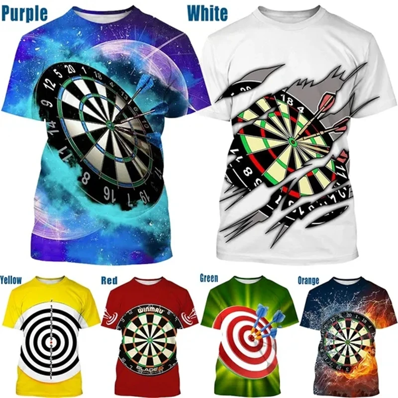 Streetwear Fashion Dart Board 3D Printing Short Sleeve Personality Casual Funny T-Shirts Oversized T Shirt Men Clothing New Tees
Streetwear Fashion Dart Board 3D Printing Short Sleeve Personality Casual Funny T-Shirts Oversized T Shirt Men Clothing New Tees