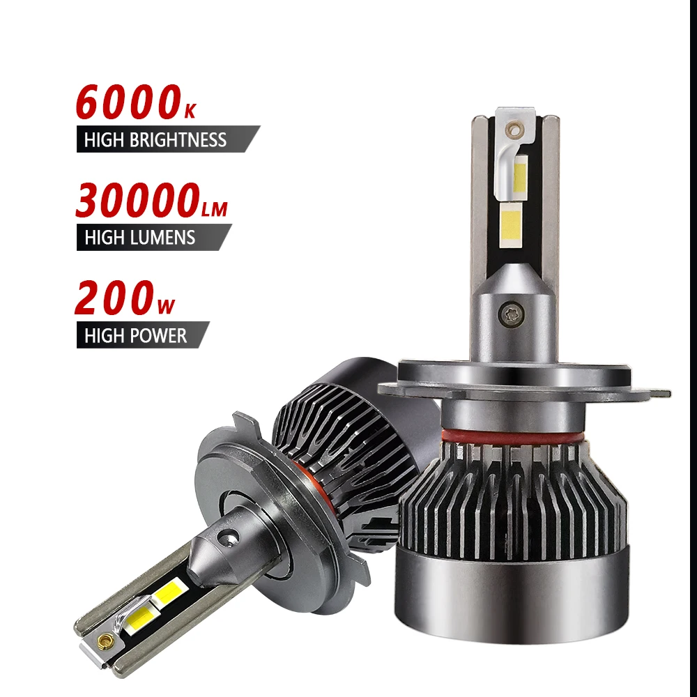 Carmotive H4 LED Headlights Bulbs H1 H7 H8 H11 9005 9006 HB4 HB3 Led Canbus 200W High Power 6500K Super Car Lamp 12V Led Lights
Carmotive H4 LED Headlights Bulbs H1 H7 H8 H11 9005 9006 HB4 HB3 Led Canbus 200W High Power 6500K Super Car Lamp 12V Led Lights