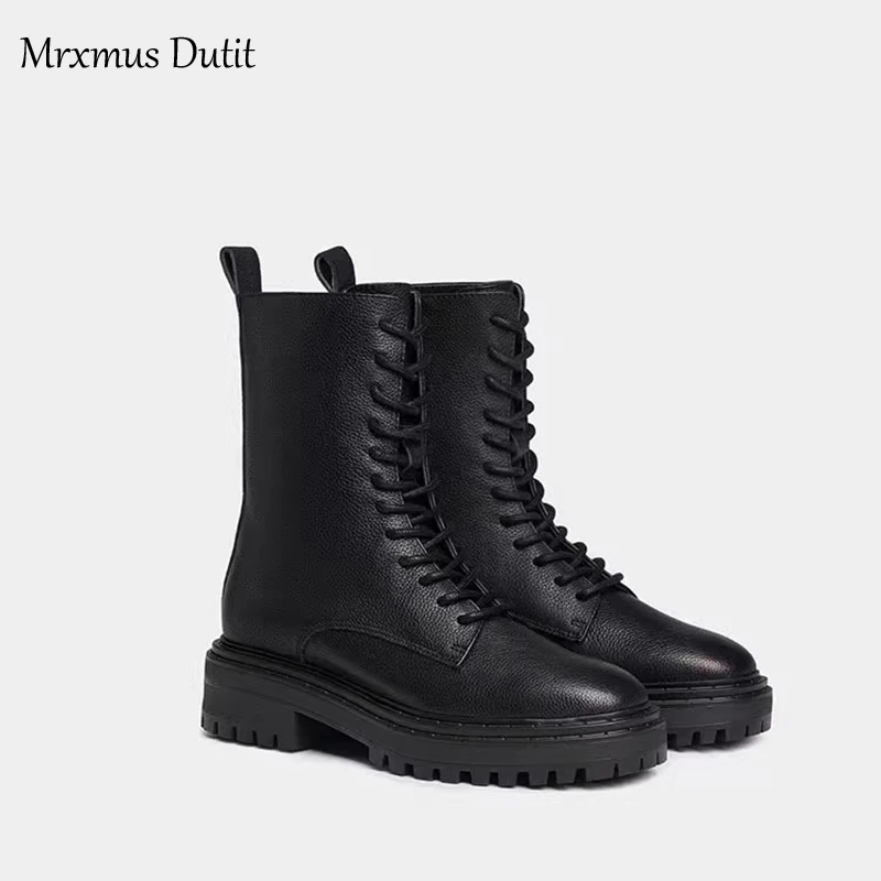Модные новые женские полусапожки Mrxmus Dutit, Осень-зима 2024, простые повседневные короткие женские сапоги с круглым носком
Модные новые женские полусапожки Mrxmus Dutit, Осень-зима 2024, простые повседневные короткие женские сапоги с круглым носком