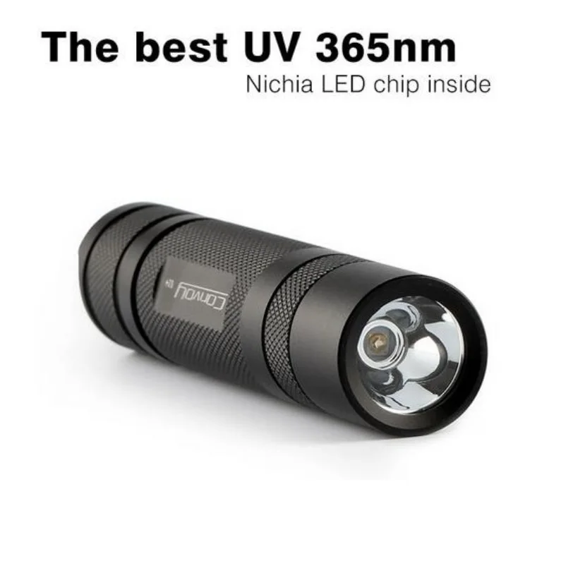 Convoy S2+ Violet Light UV 365nm Led Flashlight ,Nichia 365UV in Side ,UV Flashlight OP Reflector,Fluorescent Agent Detection
Convoy S2+ Violet Light UV 365nm Led Flashlight ,Nichia 365UV in Side ,UV Flashlight OP Reflector,Fluorescent Agent Detection