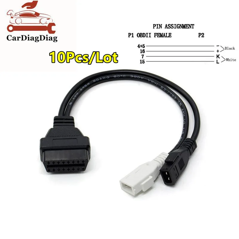 10Pcs/Lot OBD2 Diagnostic Cable For AUDI 2X2 OBD1 OBD2 Diagnostic Cable 2P+2P to 16Pin Female Connector For VW For Skoda
10Pcs/Lot OBD2 Diagnostic Cable For AUDI 2X2 OBD1 OBD2 Diagnostic Cable 2P+2P to 16Pin Female Connector For VW For Skoda