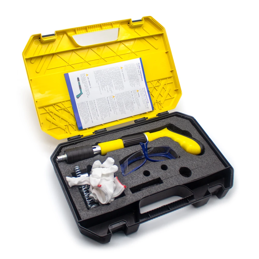 Handheld Powerful Concrete Nail Gun Mini Ceiling Cannon Nailer Household Metal Brick Wall Silencer Fastener Manual Fixed Tool
Handheld Powerful Concrete Nail Gun Mini Ceiling Cannon Nailer Household Metal Brick Wall Silencer Fastener Manual Fixed Tool