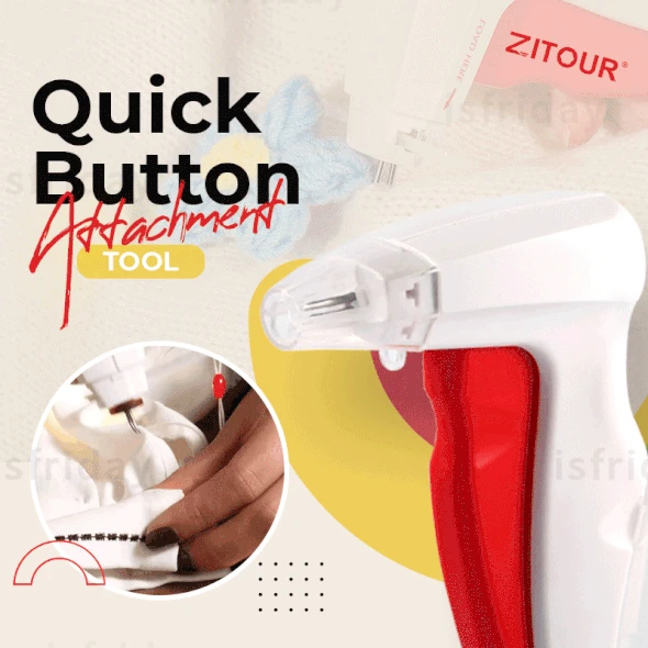 Zitour® Quick Button Attachment Tool Stitch Instant Mounting Gun Easy Convenient DIY Home Needlework Sewing Accessories | Дом и сад