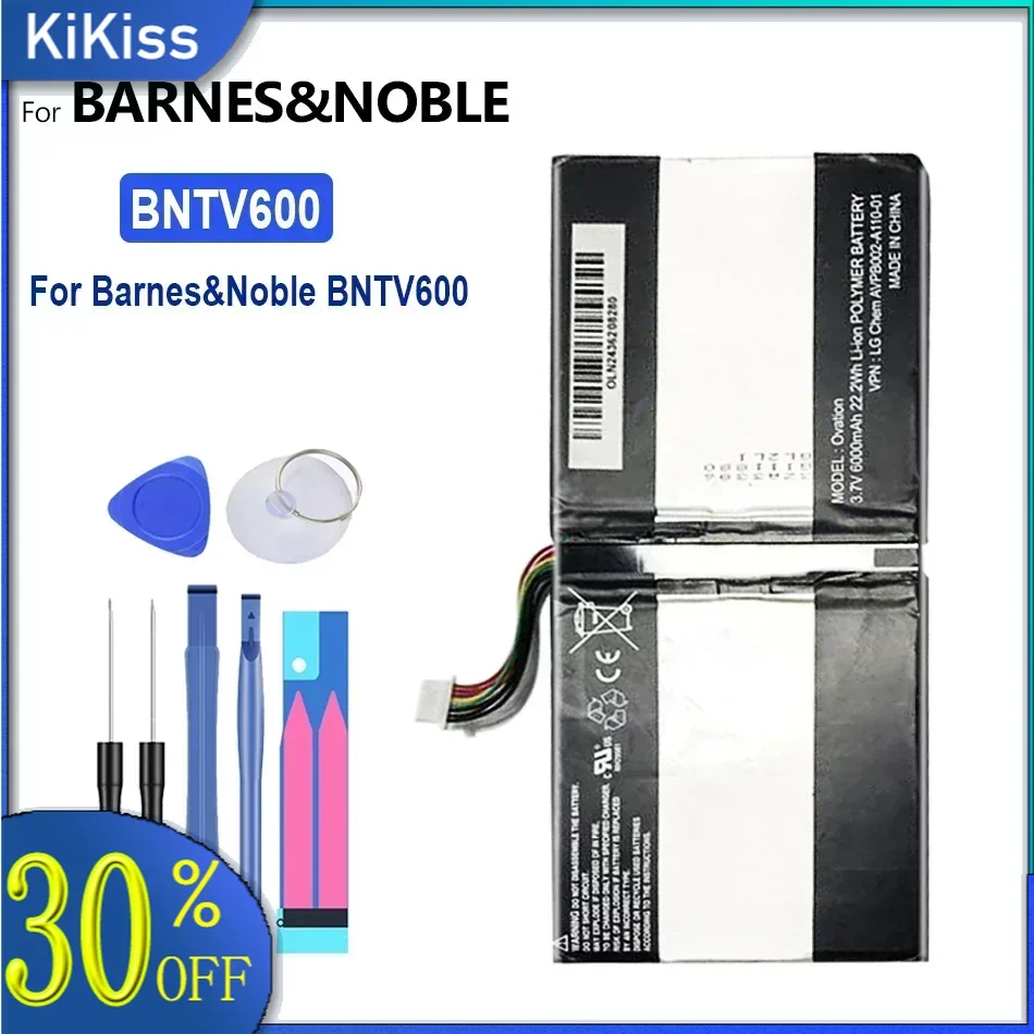 Аккумулятор BNTV600 6000 мАч для BARNES & NOBLE BNTV600 Nook HD + Plus HD + 9 Ovation AVPB00 AVPB002-A110-01
Аккумулятор BNTV600 6000 мАч для BARNES & NOBLE BNTV600 Nook HD + Plus HD + 9 Ovation AVPB00 AVPB002-A110-01