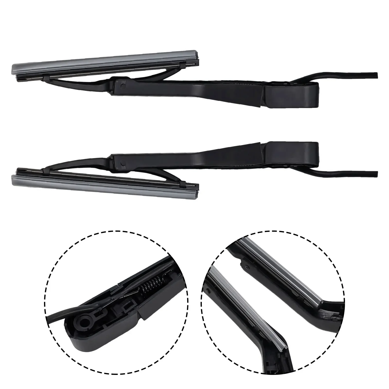 2PCS Headlight Wiper RH+LH For Mercedes W126 260SE 300SE 300SEL 420SE 420SEL 500SE 500SEL 560SE 560SEL 300SE 420SEL A1268204544
2PCS Headlight Wiper RH+LH For Mercedes W126 260SE 300SE 300SEL 420SE 420SEL 500SE 500SEL 560SE 560SEL 300SE 420SEL A1268204544