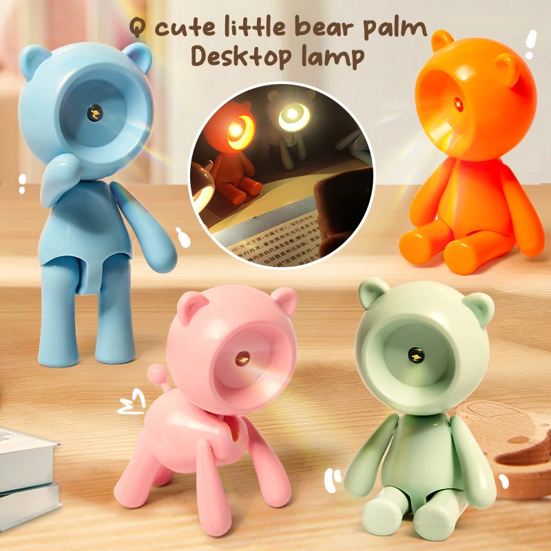 Mini Bear Table Lamp Model Dollhouse Miniature LED Night Light Cute Bear Table Lamp Model Home Decor Toy Doll House Accessories
Mini Bear Table Lamp Model Dollhouse Miniature LED Night Light Cute Bear Table Lamp Model Home Decor Toy Doll House Accessories